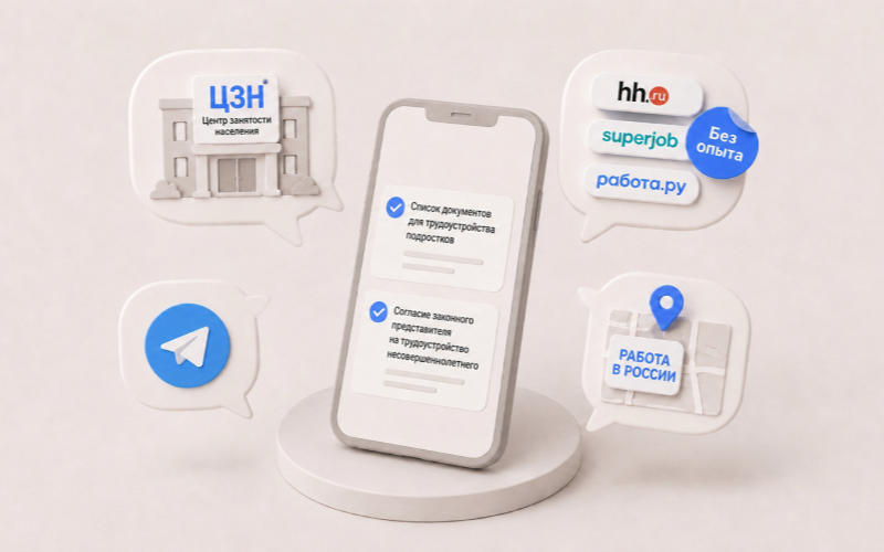 Работа, подработка, учёба, найм, статьи