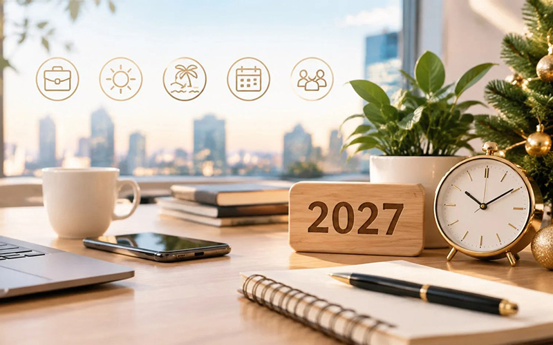 производственный календарь, календарь работы и отдыха компаний, 2027 год, новости